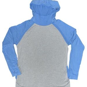 FootJoy Hooded Golf Sweatshirt - Men’s Large - Blue and Gray